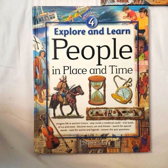 : Lot of 2 kids world educational books the mays & explore and learn people - Picture 5 of 7